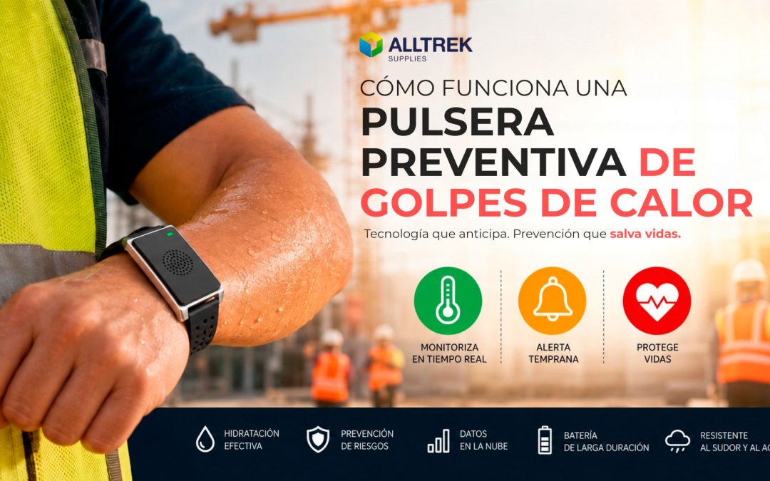 Cómo funciona una pulsera preventiva de golpes de calor