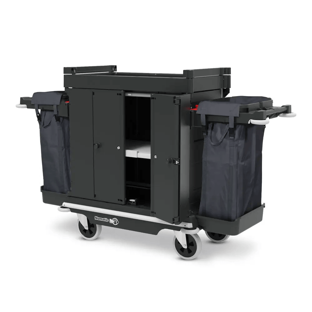 Carro de limpieza profesional grande con cerradura - Numatic NKU32RHF