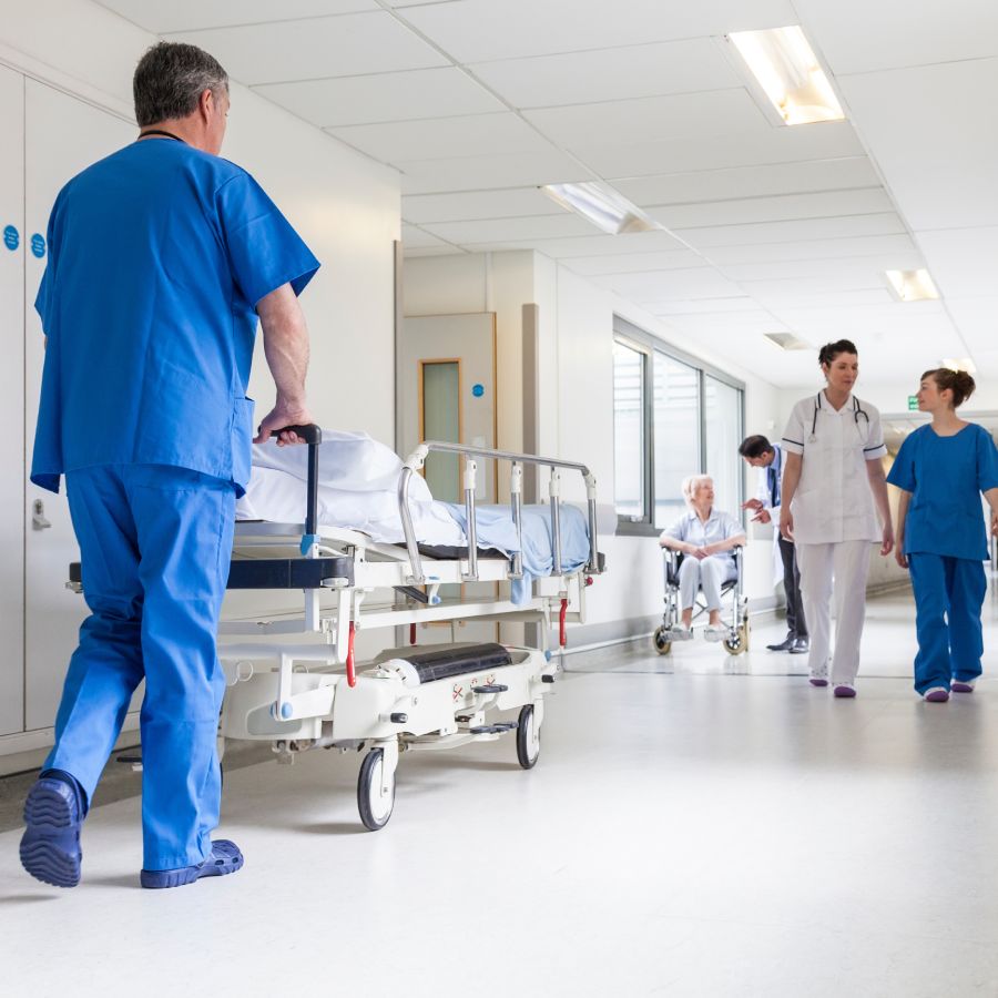 Carros de limpieza para hospitales