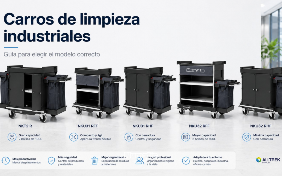 Carros de limpieza industriales