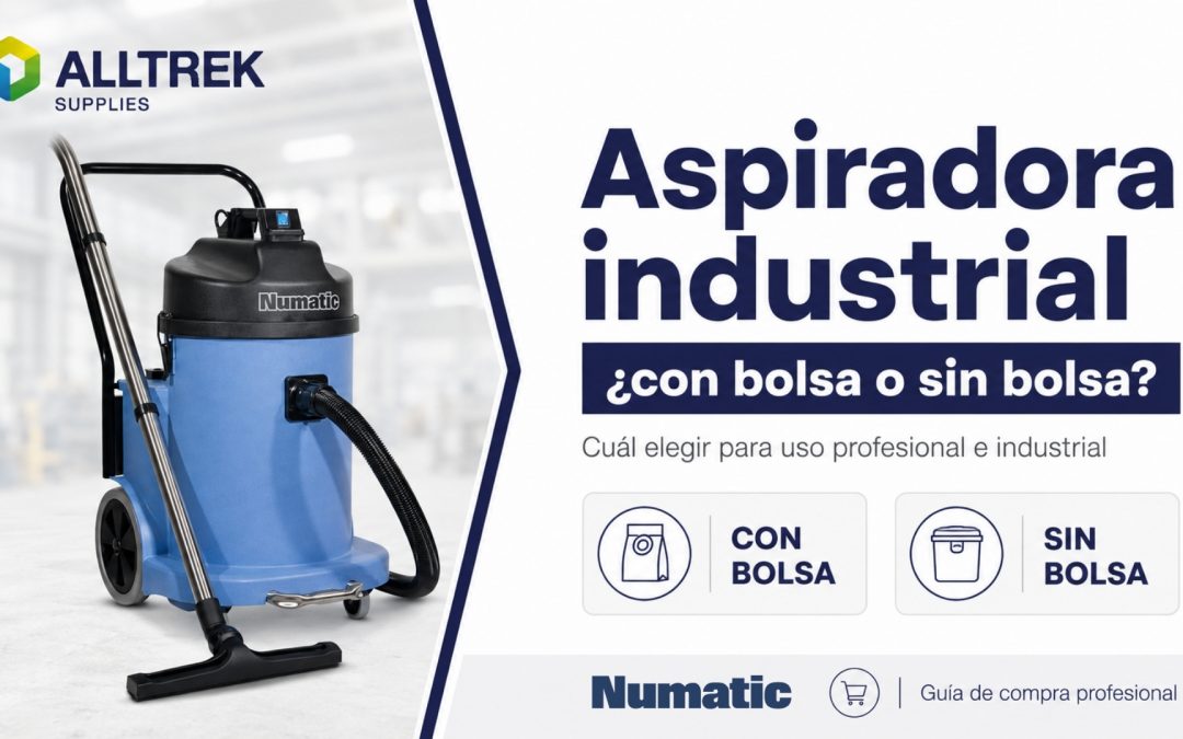 Aspiradora industrial con bolsa o sin bolsa Numatic